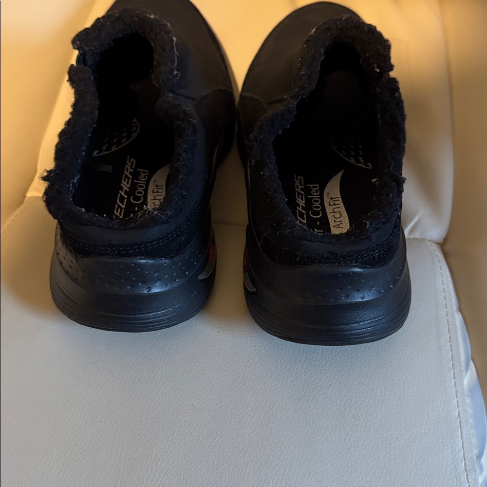 Skechers Black Cozy Slip-Ons - Picture 8 of 10